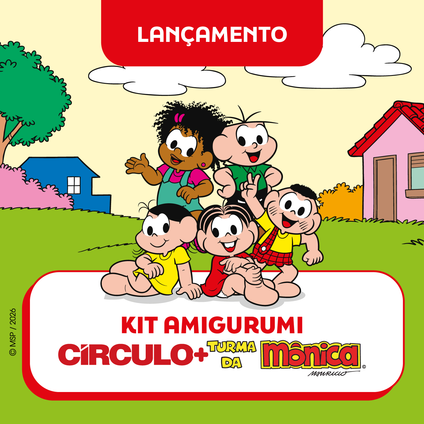 Desconexão digital e atividade em família: conheça o novo Kit Amigurumi Turma da Mônica